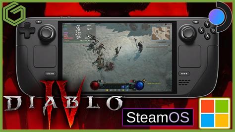 Steam Deck Diablo 4 Beta Steam OS Windows Gameplay Performance