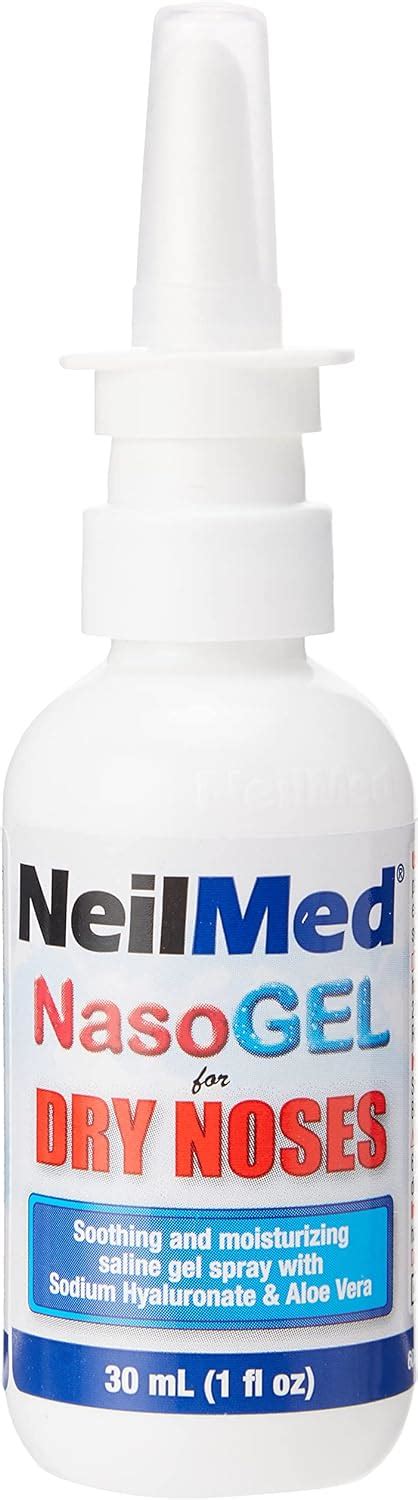 Neilmed Nasogel Drip Free Gel Spray For Dry Nosespack Of