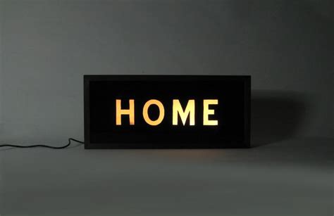 Lighted Home Sign, Handcrafted Wooden Light Box Hand Painted Sign ...