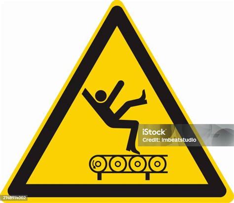 Iso 7010 Safety Warning Sign Marking Label Standards Fall Hazard From