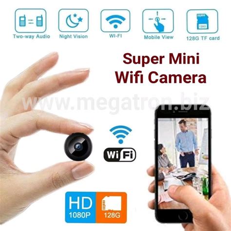 Jual Super Mini Wifi Spy Camera Kamera Pengintai Berukuran Micro