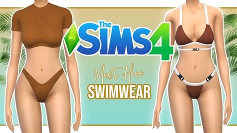 BEST CC SWIMWEAR Links CAS The Sims 4 YouTube