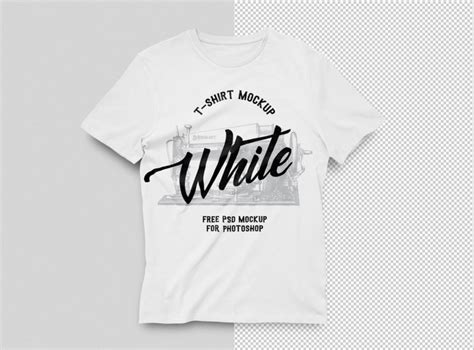 Free White T-Shirt Mockup | free psd | UI Download