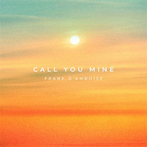 Call You Mine Single By Frank Damboise Spotify