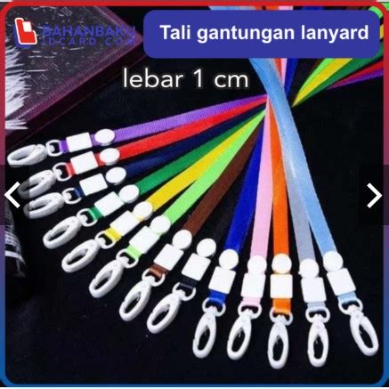 Jual Tali Jadi Cm Tali Id Card Polos Cm Lanyard Idcard Cm