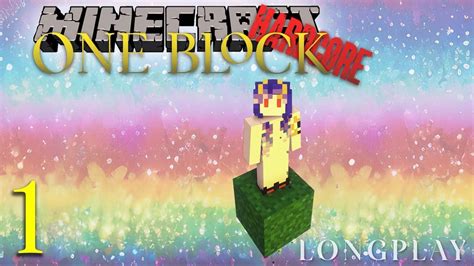 Minecraft But It S One Block But It S Hardcore Longplay No