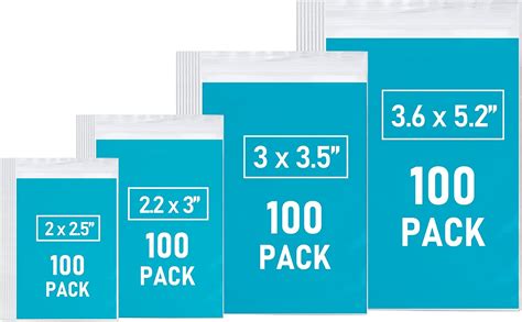 Amazon Small Plastic Bags Pcs Mini Baggies Assorted Sizes