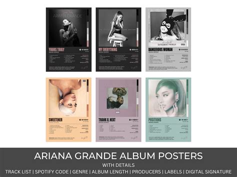 Ariana Grande Posters Sweetener Poster Album Cover Poster | lupon.gov.ph