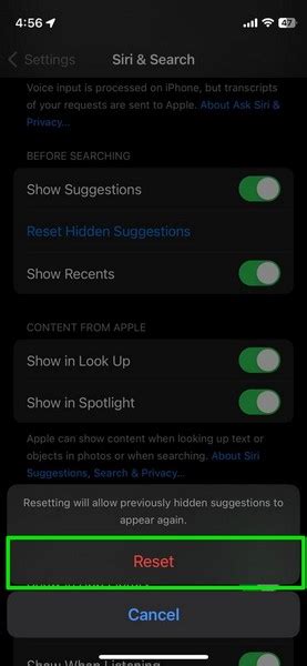 How To Reset Hidden Siri Suggestions On IPhone In IOS 17 GeekChamp