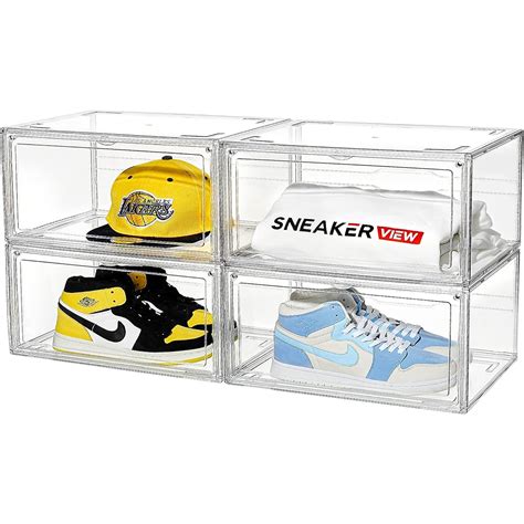 $10/mo - Finance SneakerView Clear Shoe Boxes –360° Clear Plastic ...