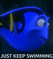 Just Keep Swimming Meme GIFs | Tenor