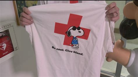 Free Snoopy Shirt For Donating Blood Kare