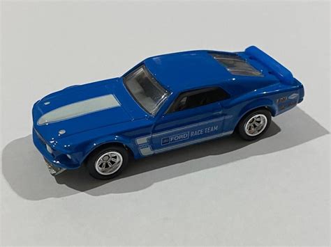 Loose Hot Wheels 69 Ford Mustang Boss 302 From Team Transport Set Retro Rig Hobbies Toys