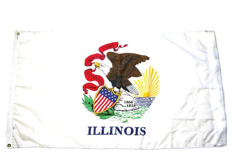 Illinois State Flag – Outdoor | Gibson Flag & Flagpole