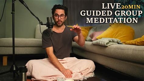 Guided Group Meditation 20min Mondays With Qanda Youtube