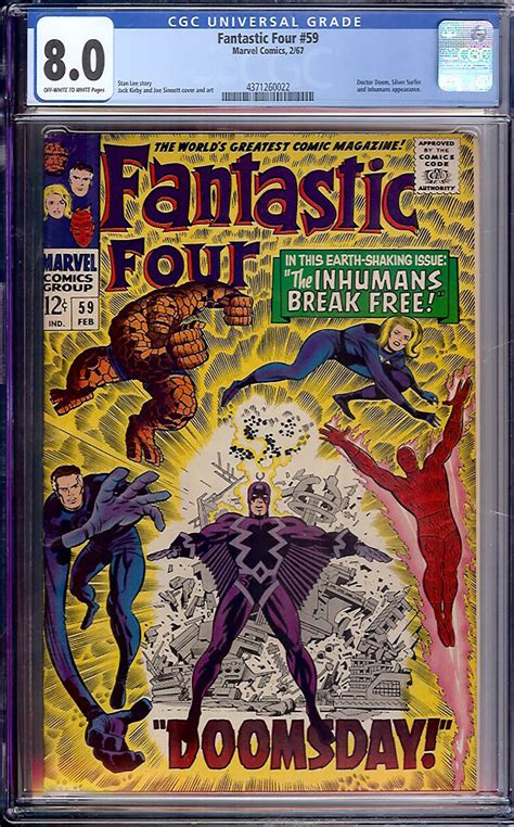 Fantastic Four Cgc Ow W Auction Pedigree Comics