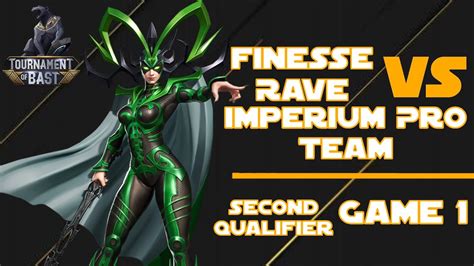 Imperium Pro Team VS Finesse Rave Qualifiers 2 Game 1 YouTube