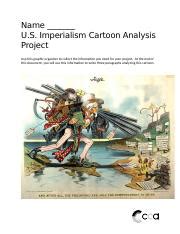 U S Imperialism Cartoon Analysis Document Docx Name U S Imperialism