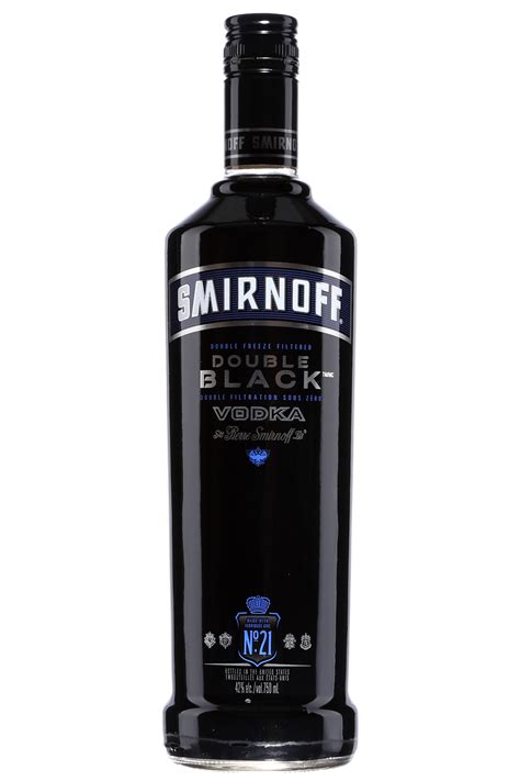 Smirnoff Double Black Vodka 750ml Spirits Parkside Liquor Beer Wine