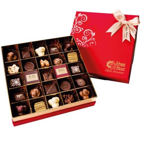 Luxurious Chocolate Gift Box Pcs Schoggi Meier