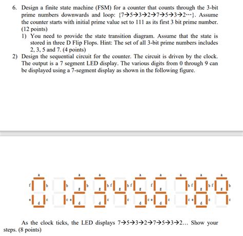 Solved Design A Finite State Machine FSM For A Counter Chegg