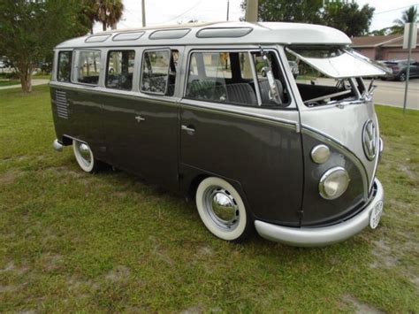 1968 VOLKSWAGON VANAGON VW KOMBI 23 WINDOW RARE SAMBA BUS RAGTOP