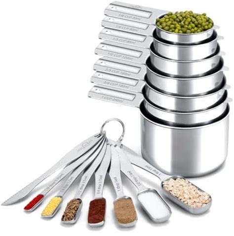 Hausprofi Measuring Cups And Spoons Set Pieces Premium Stainless