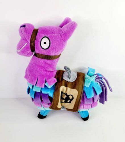 Fortnite Loot Llama Plush Stuffed Animal Gamer Epic Games Russ Purple