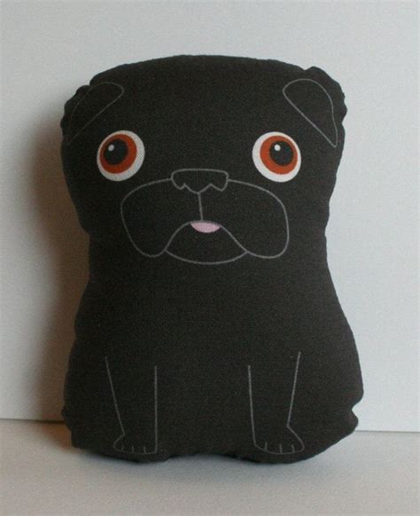 Buddy Small Black Pug Plush | Etsy | Black pug puppies, Black pug, Pug love