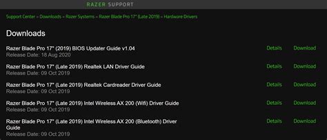 Razer Blade 17 Pro 2020 Black Screen Razer Insider