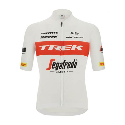 Santini Maillot Manga Corta Team Original Trek Segafredo Blanco