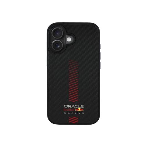 Oracle Red Bull Racing Калъф Carbon Powerbar с MagSafe за iPhone 16