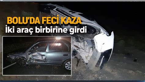 BOLU MUDURNU YOLUNDA FECİ KAZA Manşet 14