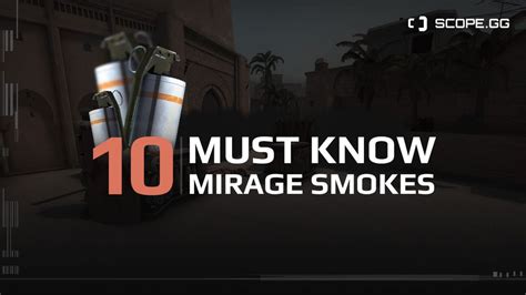 10 essential Mirage smokes