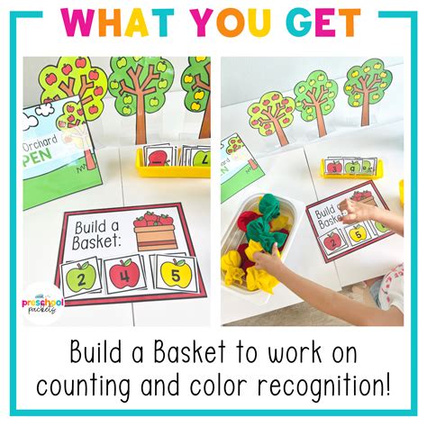 Apple Orchard Dramatic Play Center Preschool Packets