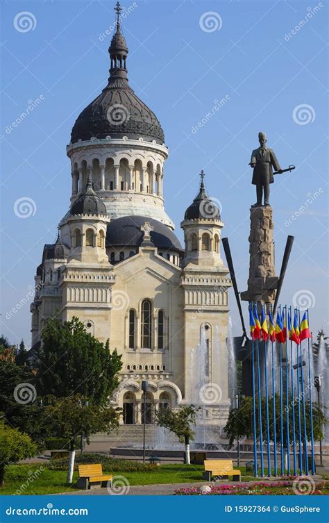 Romanian-orthodox Cathedral Stock Photo - Image of holy, statue: 15927364