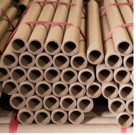 M Brown White Spiral Paper Tube For Packaging Thickness Mm At