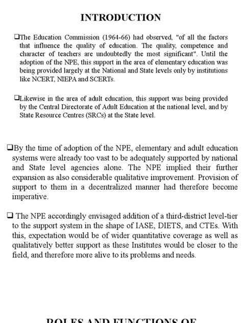 Roles and Function of Iase - PPTX Shib | PDF | Teachers | Teacher Education