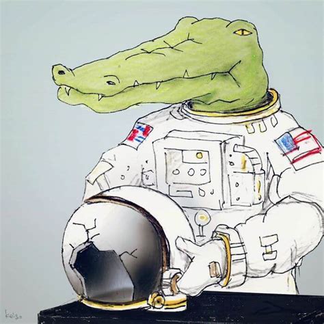 A difícil vida de um crocodilo em divertidas ilustrações Designerd