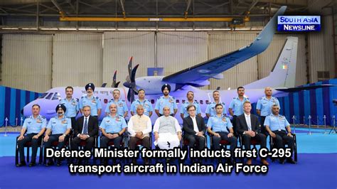 Defence Minister Formally Inducts First C Transport Aircraft In