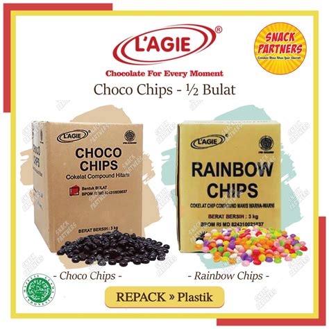 Jual Lagie L Agie Choco Chips Repack Gr Gr Setengah