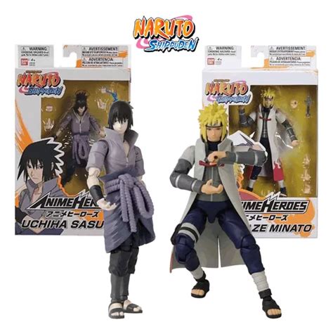 Kit Boneco Naruto Shippuden Minato Namikaze E Sasuke Uchiha