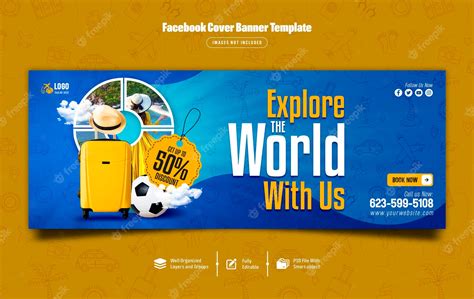 Premium Psd Tour And Travel Facebook Cover Banner Template