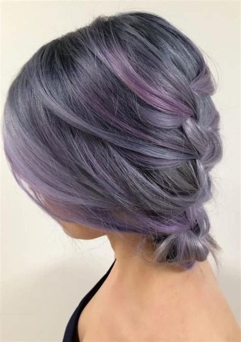 19 best images about Grey Purple Hair on Pinterest | Grey ombre hair ...