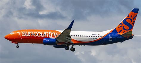 N850sy Boeing 737 8kn Sun Country Airlines Shannon Paul Carton Flickr