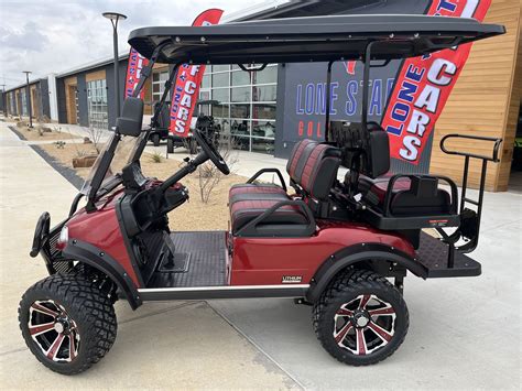 2024 Evolution Forester 4 Plus LITHIUM Golf Cart Lone Star Golf Cars