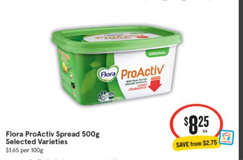 Flora Proactiv Spread G Selected Varieties Offer At Iga