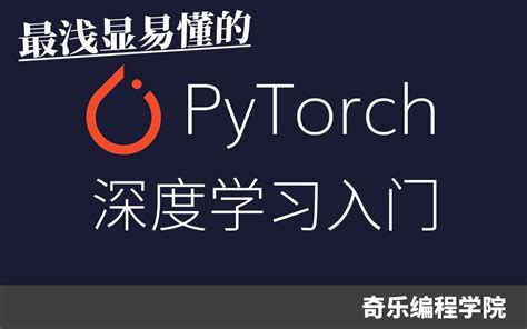 最浅显易懂的 Pytorch 深度学习入门哔哩哔哩bilibili