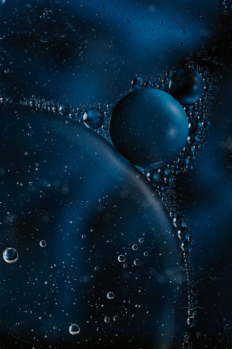 Download Dark Abstract Art Of 3D Bubbles Wallpaper | Wallpapers.com