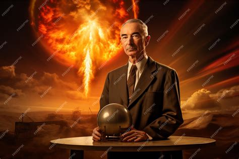 Premium AI Image | Oppenheimer Portrait Atomic